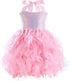 Sequin Sparkle Dress Dresses Little Palace Store Pink 2T